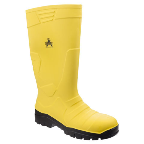 Amblers AS1007 S5 SRC Yellow Insulated Steel Toe Cap Safety Wellington Boots