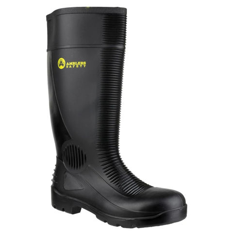 Amblers Safety Wellies AS1007 Steel Toe Cap Wellingtons Mens Work Boots 