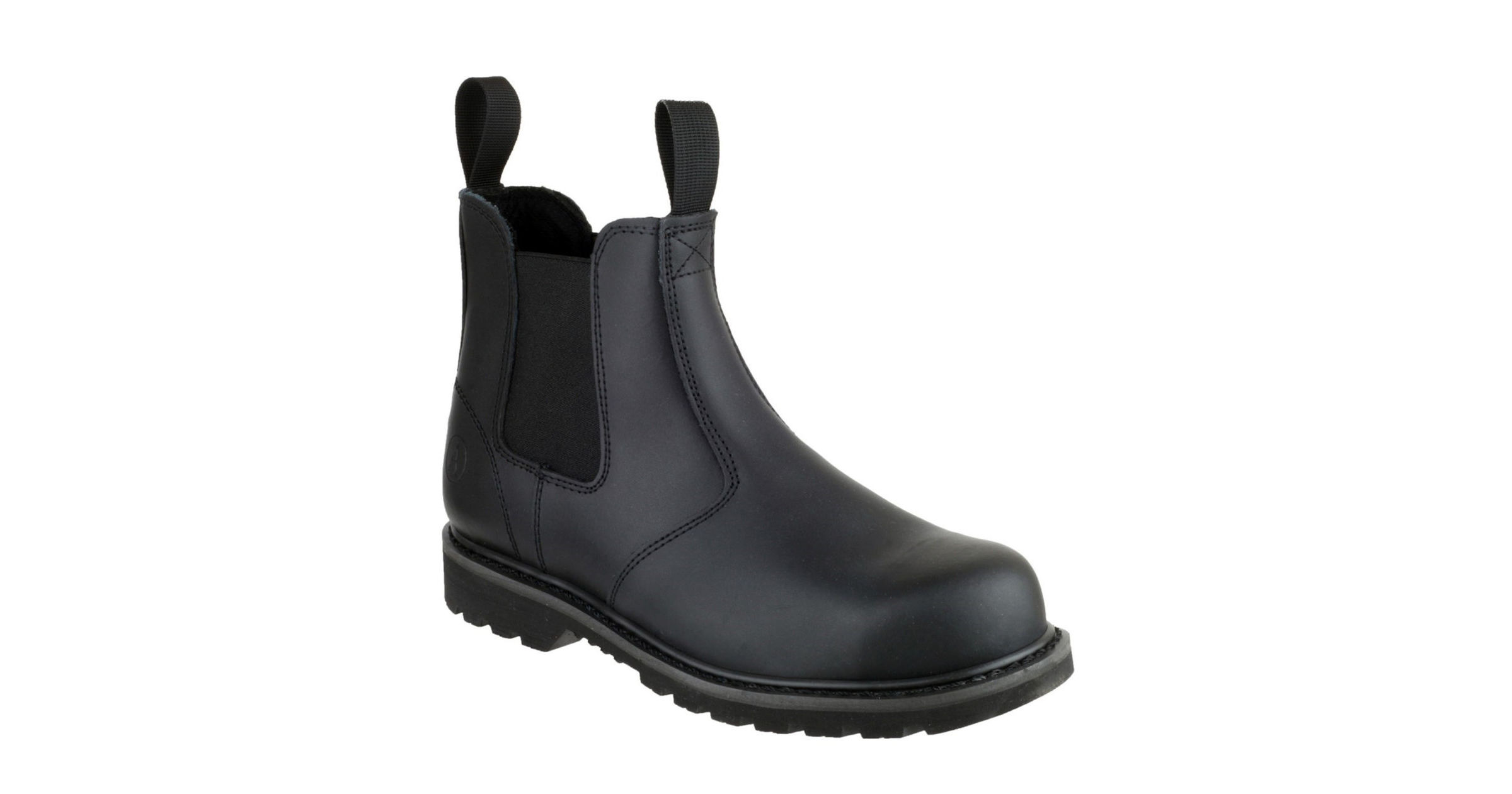 Amblers FS5 SBP SRA Black Mens Steel Toe Cap Chelsea Dealer Safety Boots