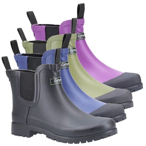 Cotswold Blenheim Ladies Waterproof Chelsea Ankle Wellington Boots Wellies