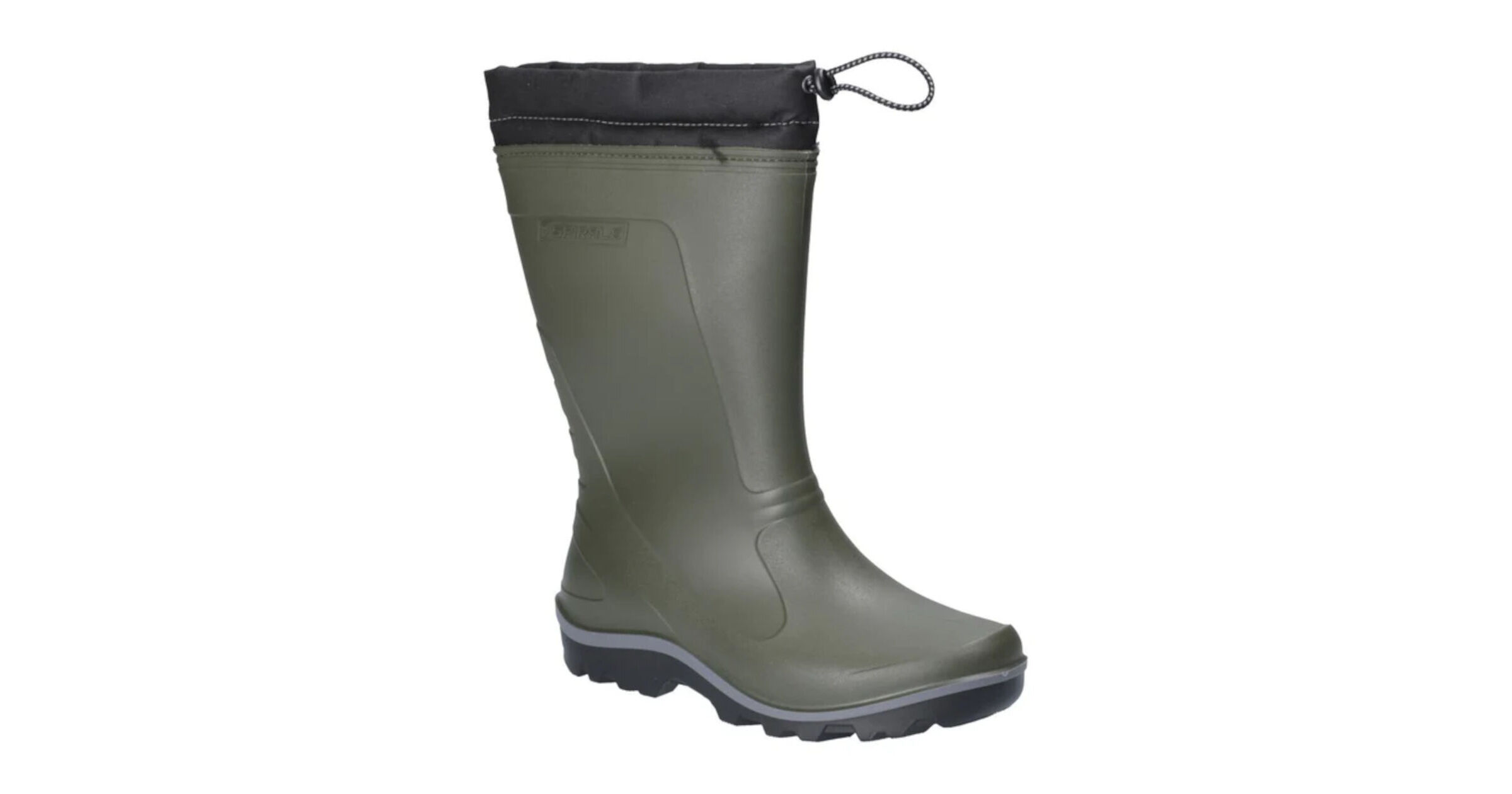 Cotswold Minchinhampton Green Fur Lined Thermal Wellington Boots