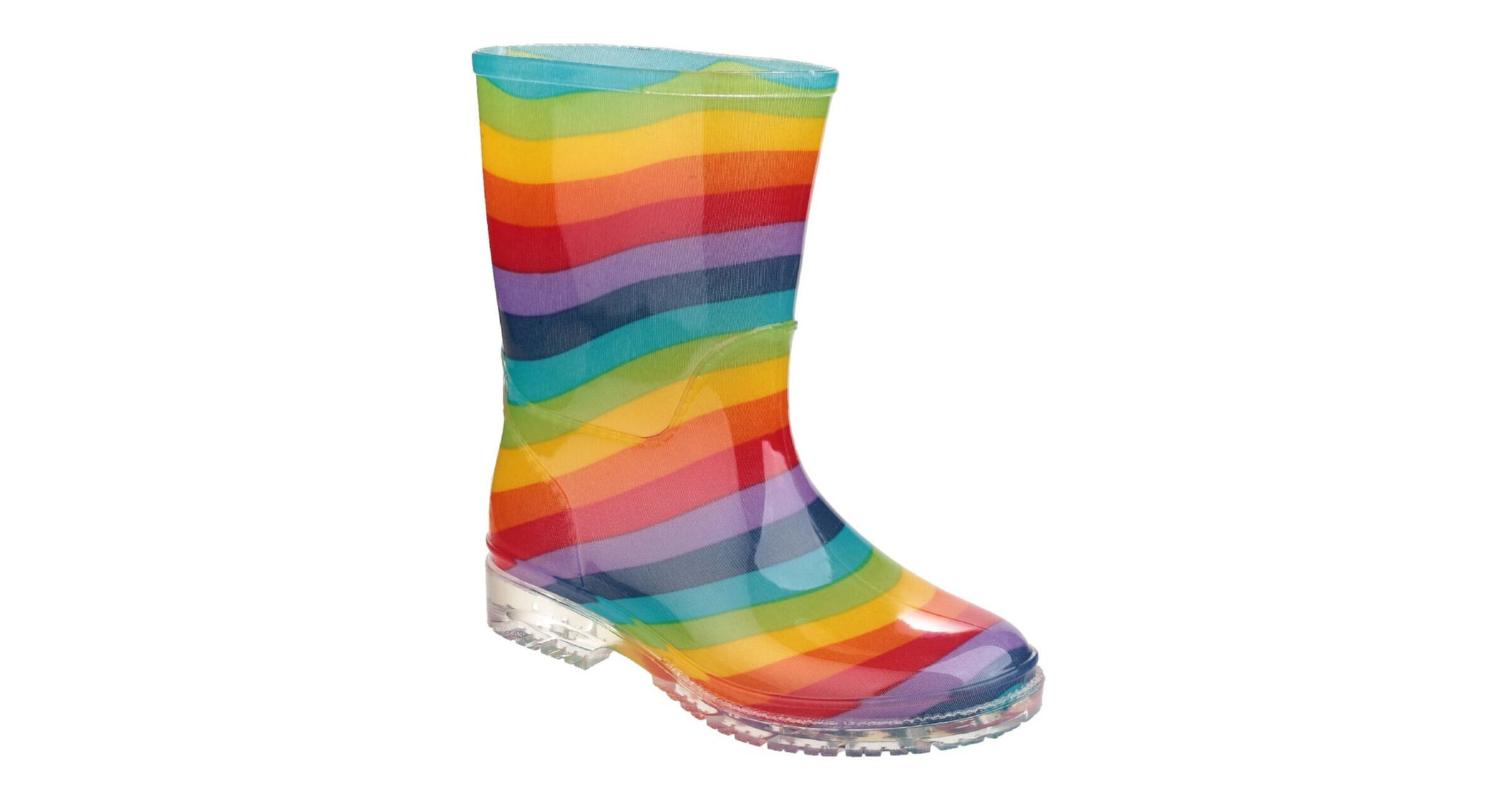 Boots Wellies UK 4-13 Cotswold PVC Rainbow Waterproof Kids Girls Wellington 