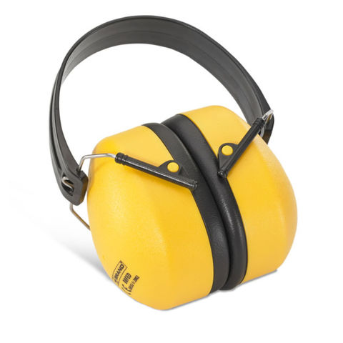 Beeswift BBFED Yellow Premium Adjustable Folding Ear Defenders Ear Muffs