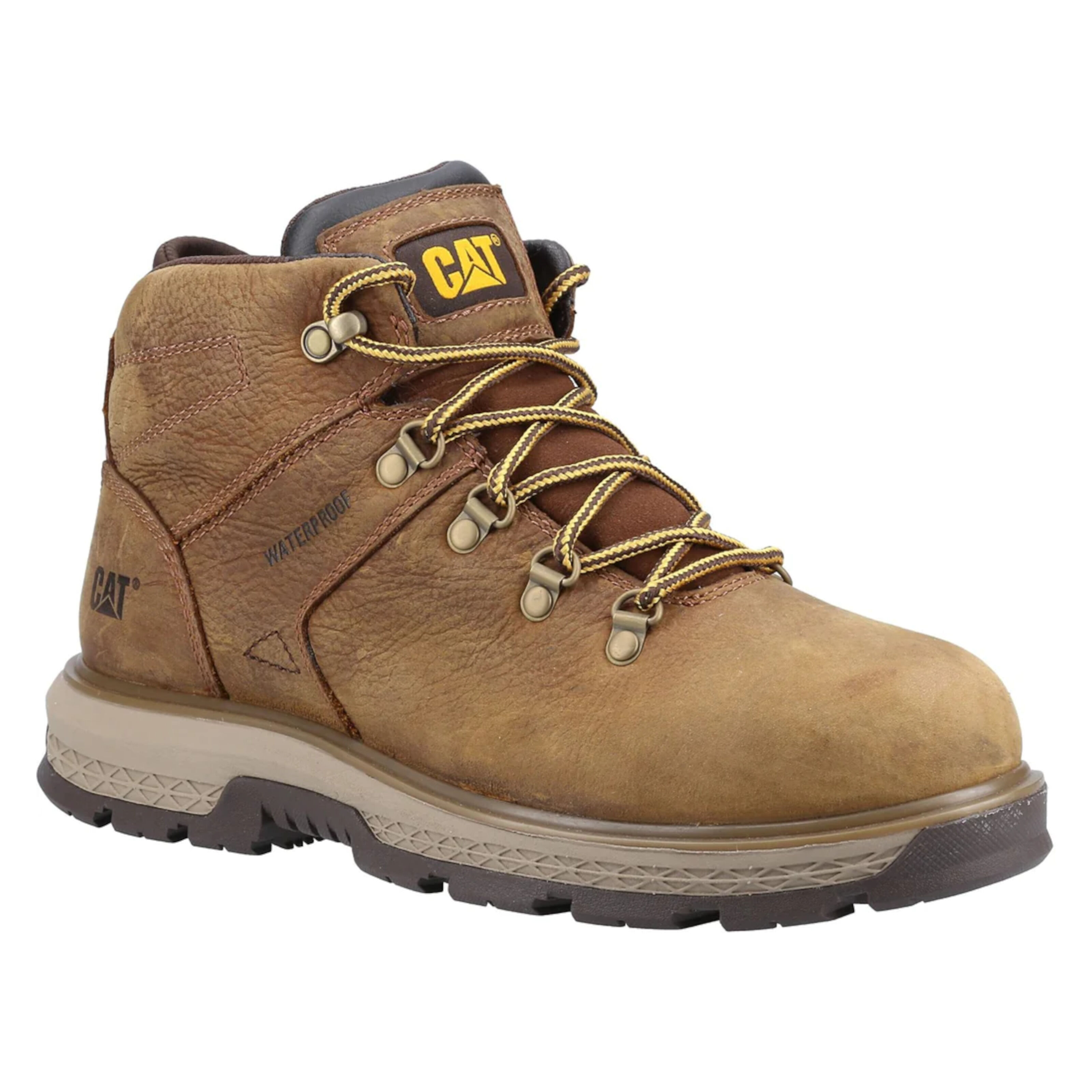 Caterpillar CAT Exposition S3 SRC Brown Steel Toe Hiker Style Safety Boots