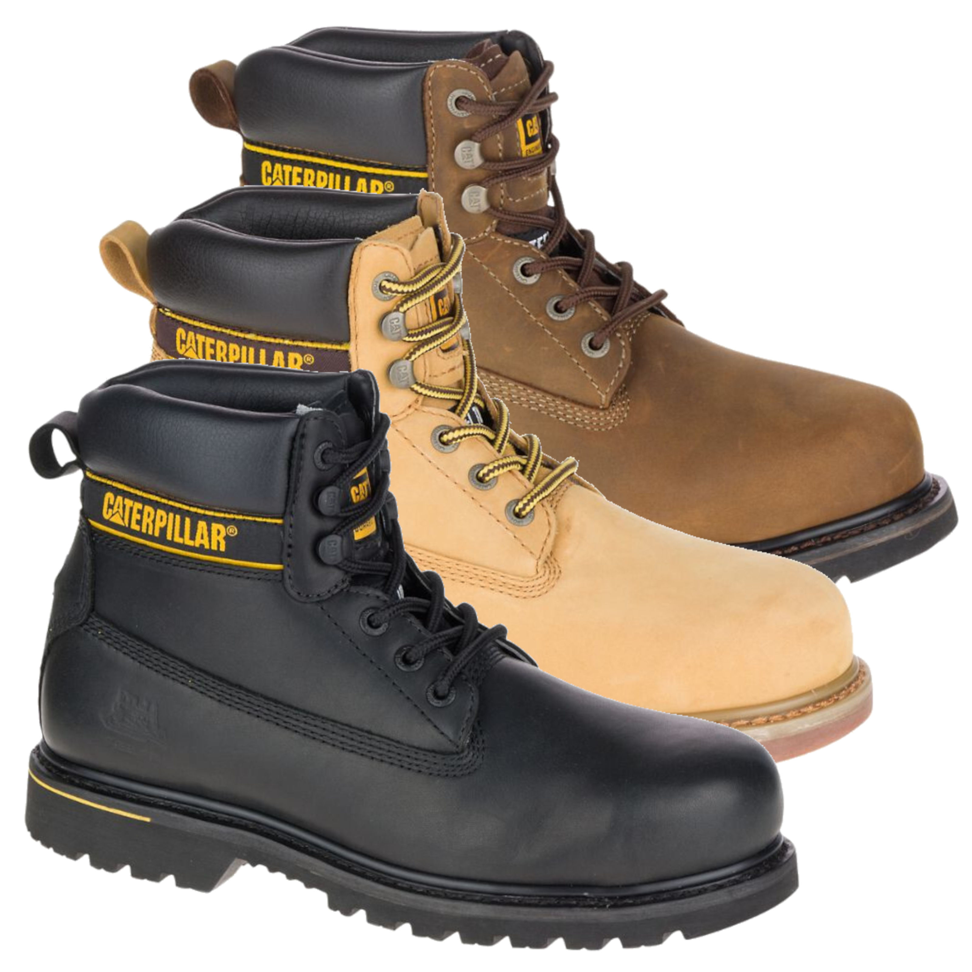 thumbnail image 2 of NORTIV 8 Men’s Steel Toe Work Boots – Leather, Waterproof, Non-Slip, Lace-Up – US 8-13 2 of 4