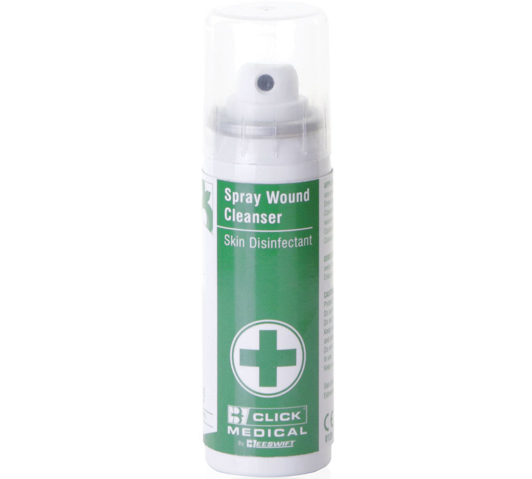 Click Medical CM0379 Wound Cleanser Skin Disinfectant First Aid Aerosol 70ml
