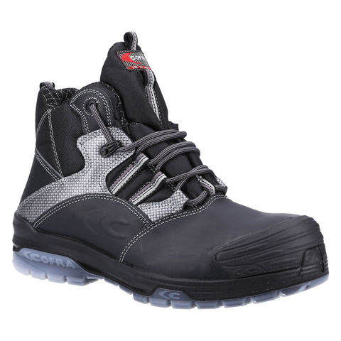 Cofra Modigliani S3 SRC Black Grey Metal Free Safety Boots Composite Toe Cap