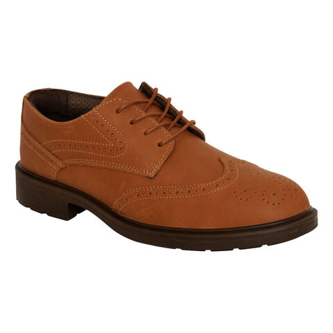 Contractor CB503 Boron Brown S1 PS SR Steel Toe Cap Oxford Brogue Safety Shoes