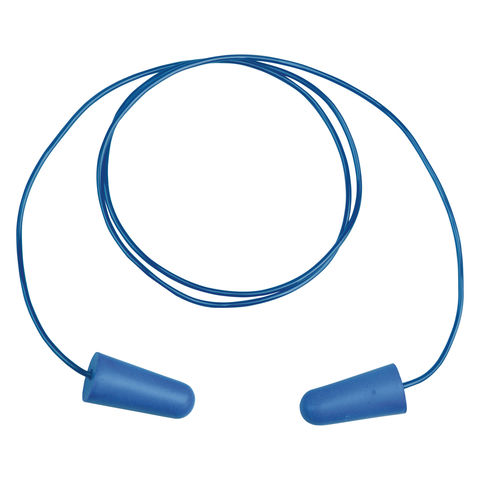 Delta Plus CONICDE01 36dB Blue Metal Detectable Foam Ear Plugs - 10 Pairs