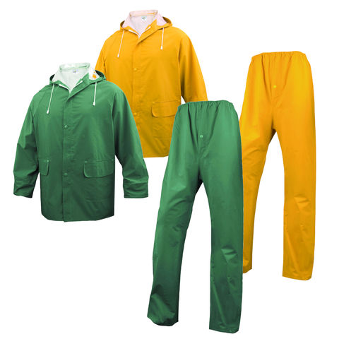Delta Plus EN304 PVC Waterproof Rainsuit Trousers and Jacket Set