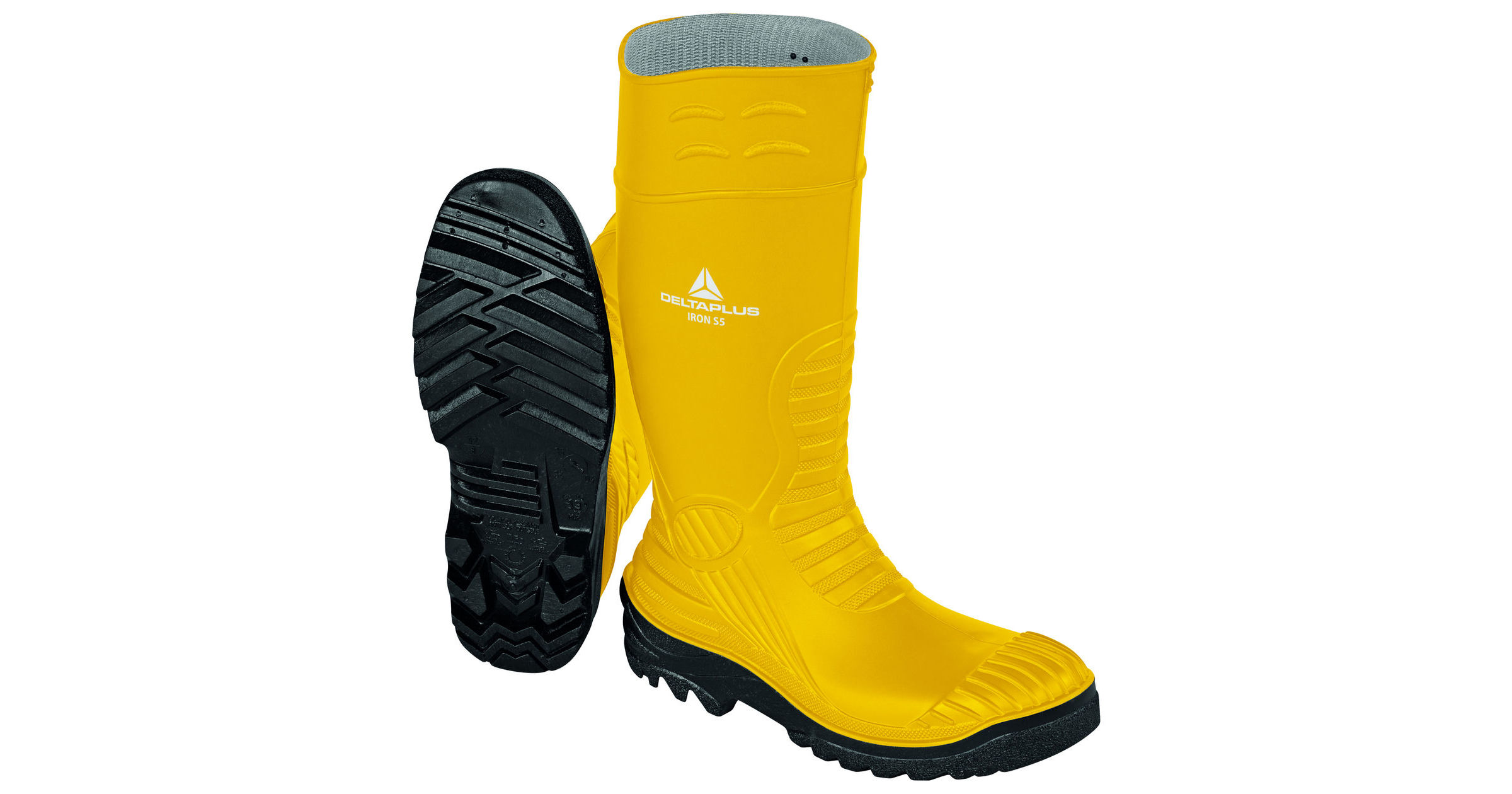 Delta Plus Iron S5 Yellow Waterproof Steel Toe Cap Wellington