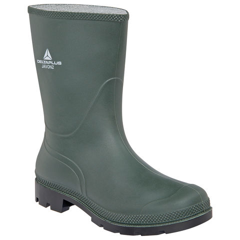 Delta Plus Javon Half Height Green Waterproof Wellington Boots Wellies
