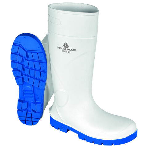 Delta Plus Kemis S4 SRC White Waterproof Steel Toe Cap Wellington Boots Wellies