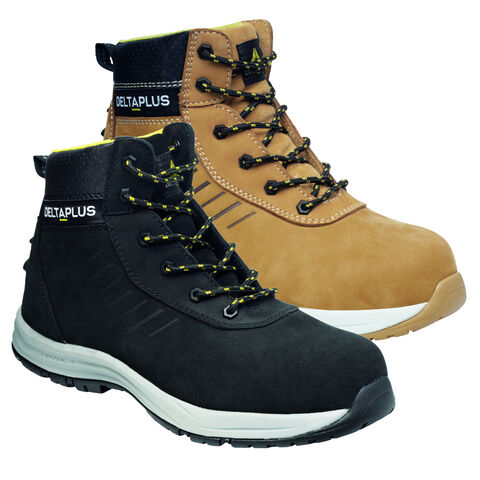 Delta Plus Legend S1P SR Mens Nubuck Leather Steel Toe Cap Midsole Safety Boots