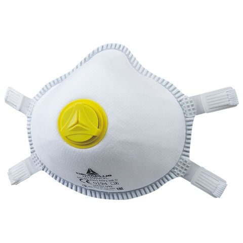Delta Plus M1200VPLUS FFP2 P2 Disposable Respirator Valve Dust Masks - Box 5