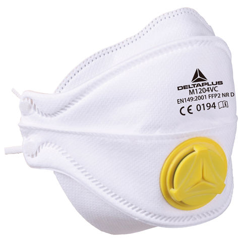 Delta Plus M1204V FFP2 P2 Foldable Dust Mask Respirator Box of 10