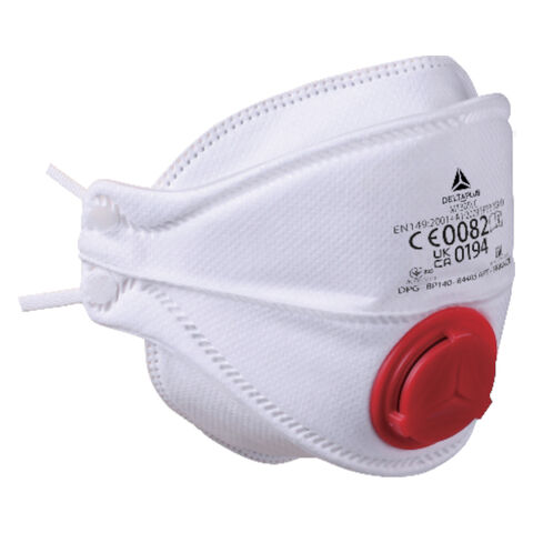Delta Plus M1305V FFP3 P3 Foldable Dust Mask Respirator Box of 10