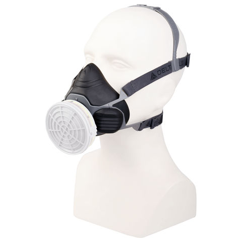 Delta Plus M6100 Jupiter One Filter Reusable Comfort Half Face Mask Respirator