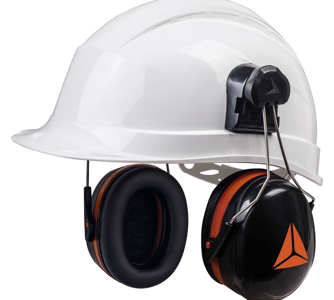 Delta Plus Magny Helmet 2 Black SNR 30 Hard Hat Clip On Ear Defenders