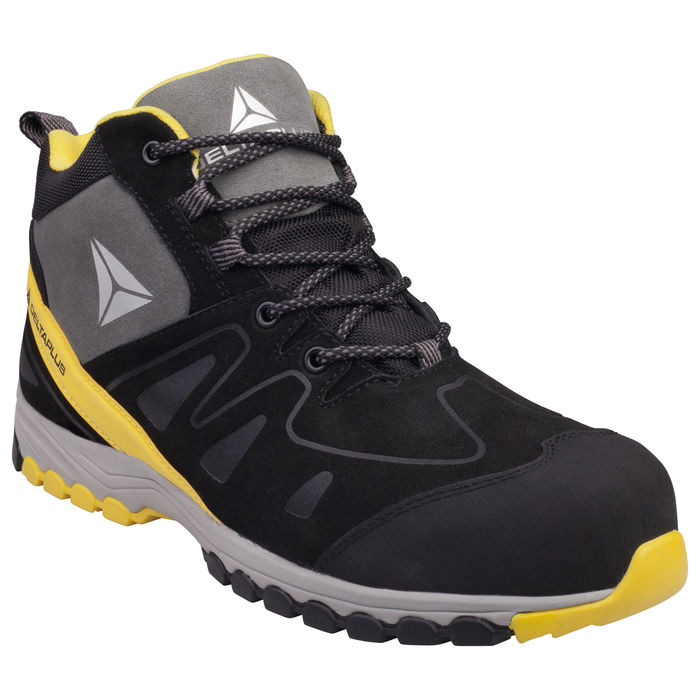 Delta Plus Manhattan Black S3 100% Metal Free Composite Toe Safety Boots