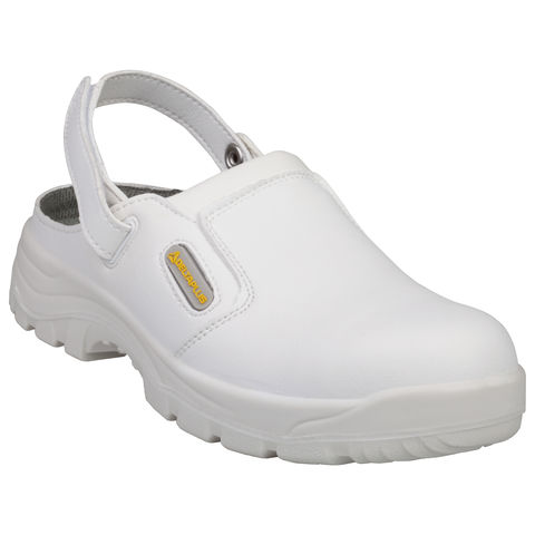 Delta Plus Maubec SBEA White Steel Toe Cap Food Safety Shoes Kitchen Clogs