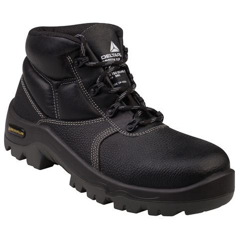 Delta Plus Proton S1P Black Leather Composite Toe Cap Work Safety Boots