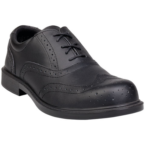 Delta Plus Richmond Black Composite Toe Cap Oxford Brogue Safety Shoes