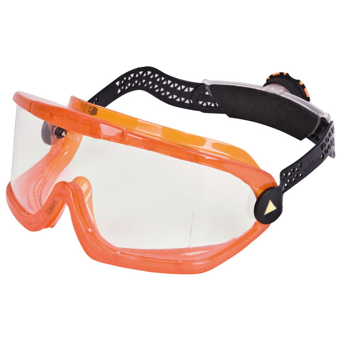 Delta Plus Saba Clear Polycarbonate Vented Chemical Proof Safety Goggles