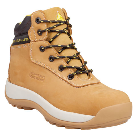 Delta Plus Saga S3 HRO Honey Nubuck Leather Composite Toe Cap Work Safety Boots