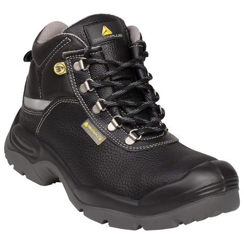 Delta Plus Sault 2 S3 ESD Black Mens Wide Fitting Steel Toe Cap Safety Boots