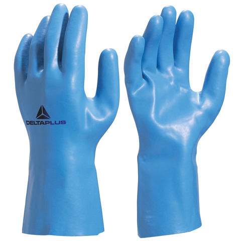 Delta Plus VE920BL VENIZETTE 920 Blue Latex Chemical Resistant Gloves
