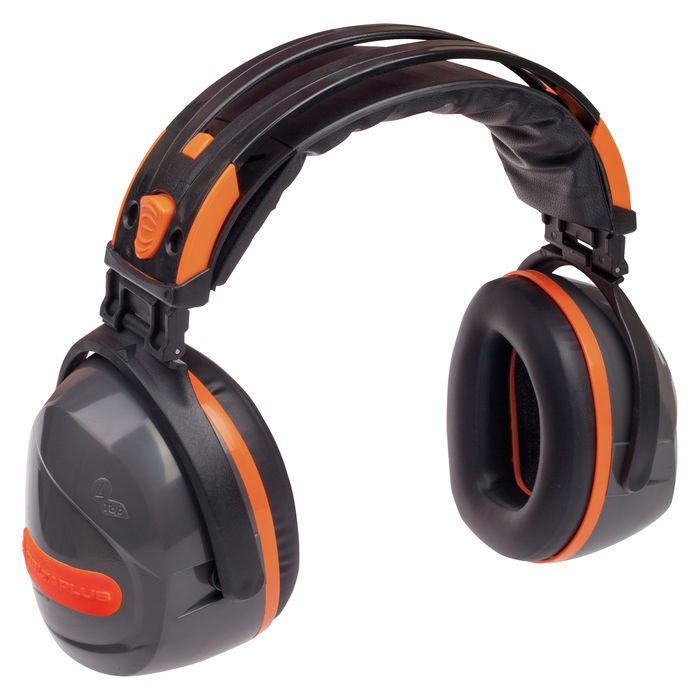 Delta Plus Yas Marina Grey & Orange SNR 32dB Ear Defenders Ear Protectors