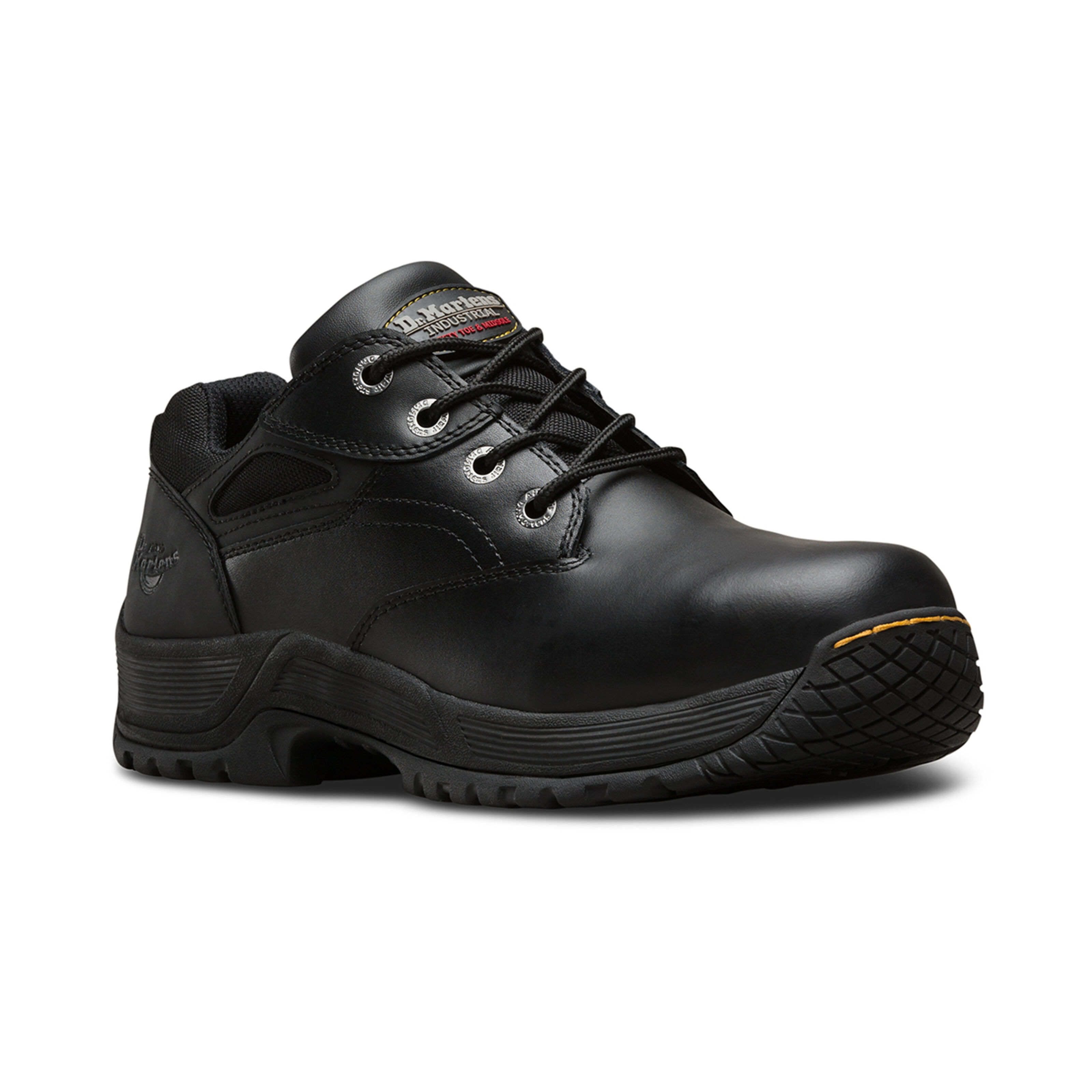 Dr Martens Icon Black Leather Steel Toe Cap Heavy Duty Safety Shoes