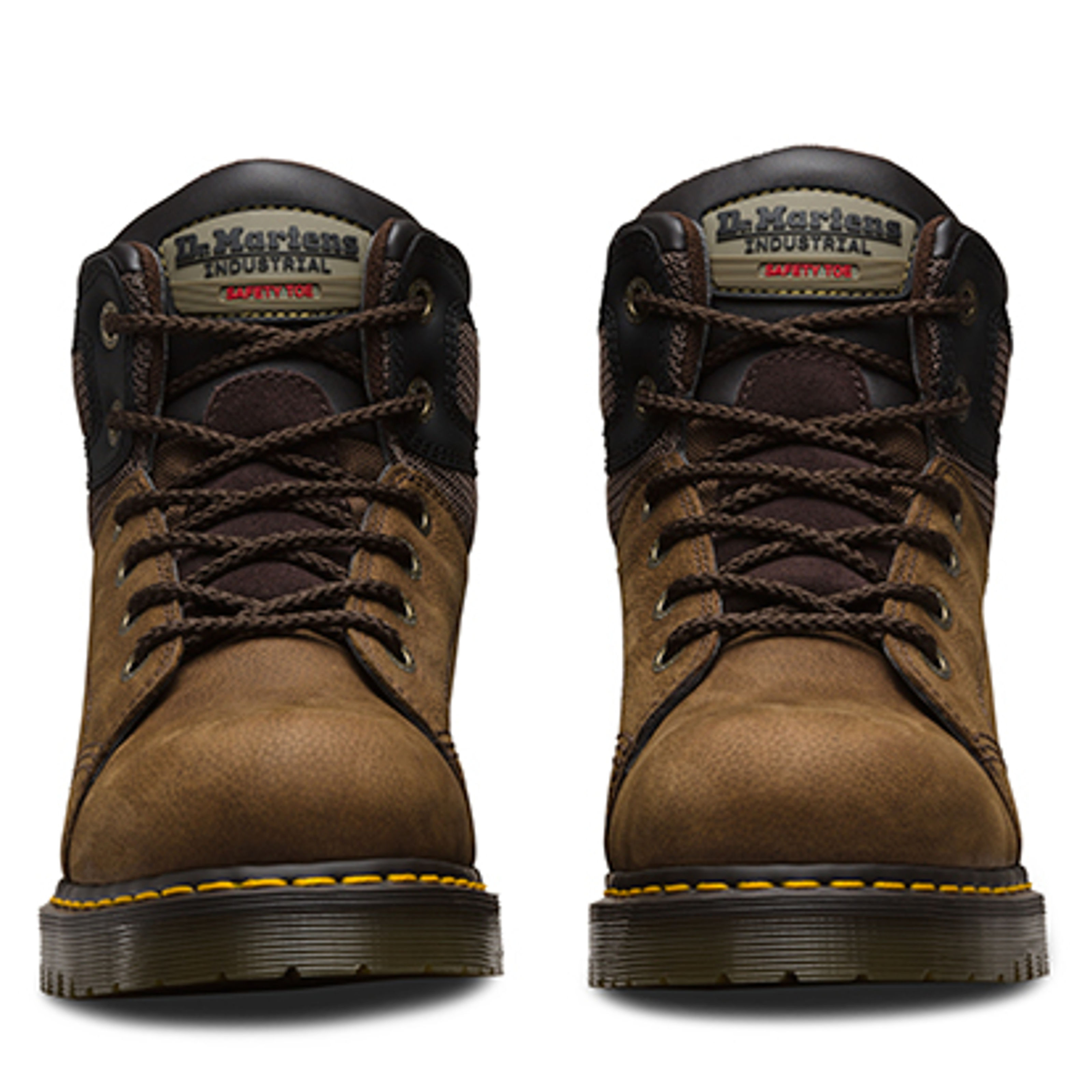 dr martens fairleigh brown safety boot