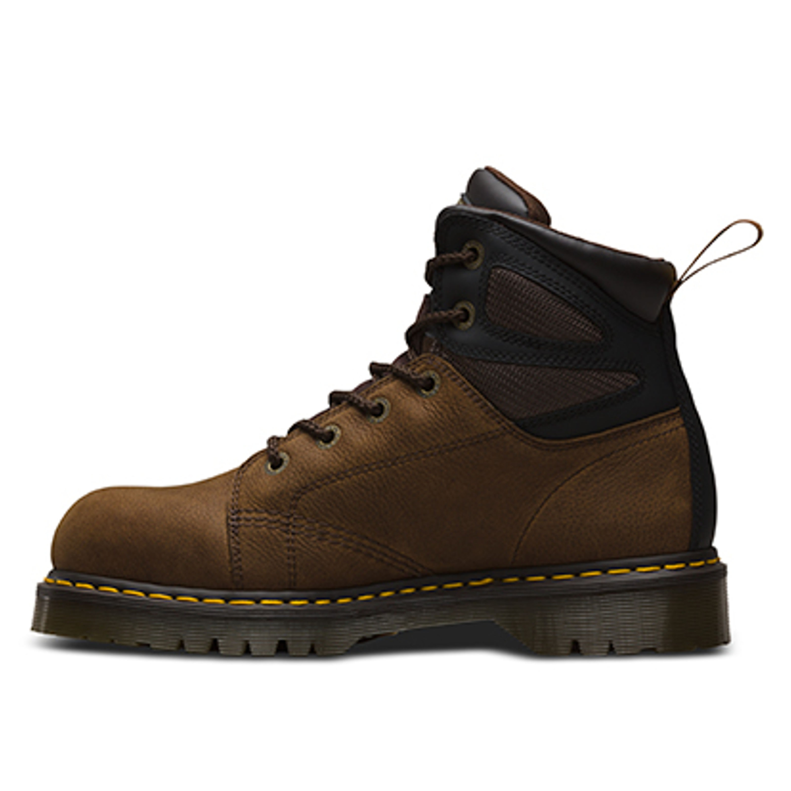 dr martens fairleigh brown safety boot