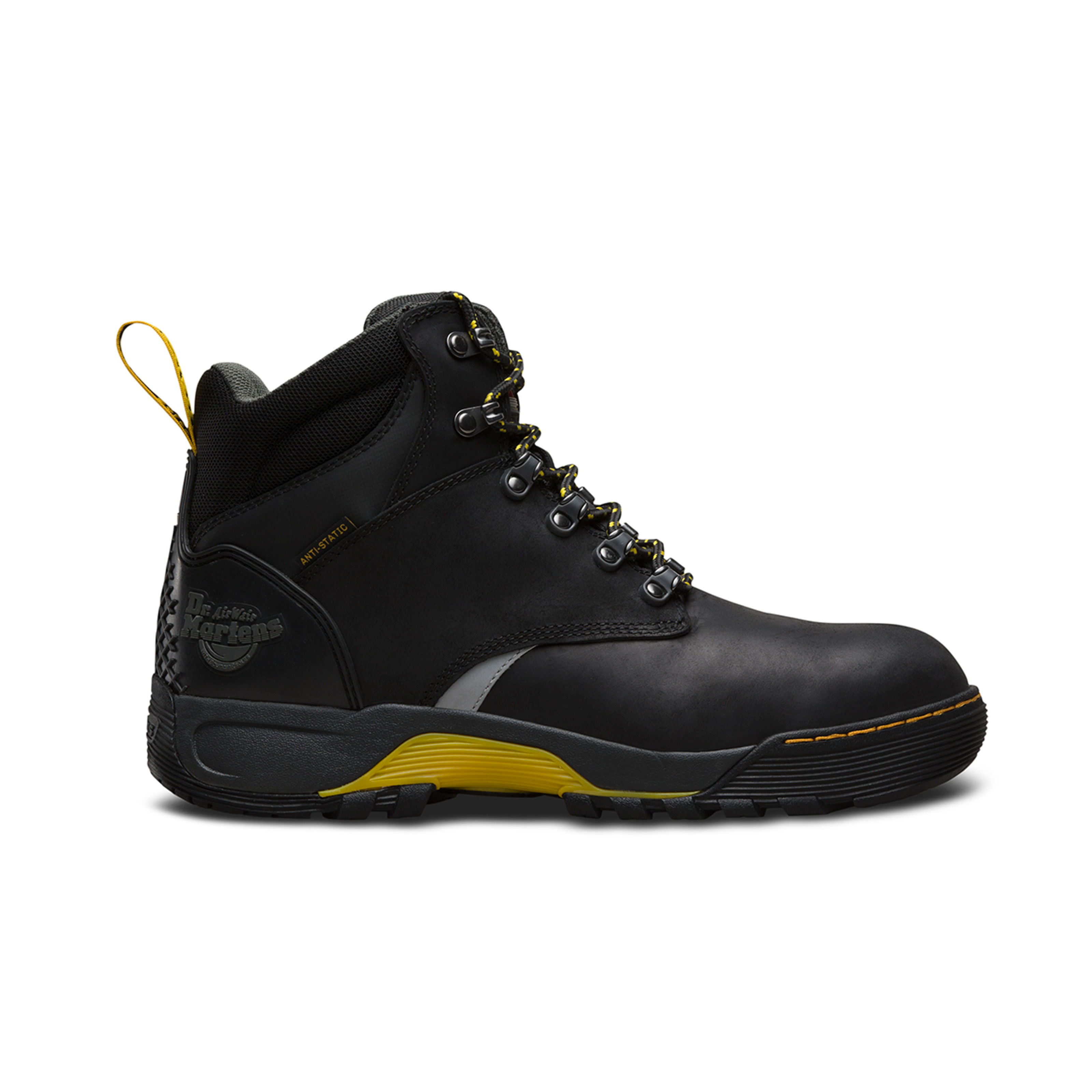 Black Steel Toe Cap Work Safety Boots