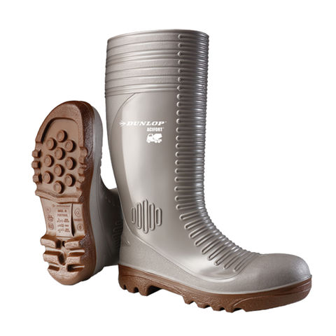 Dunlop Acifort Concrete Grey Full Safety Steel Toe Cap Wellington Boots Wellies