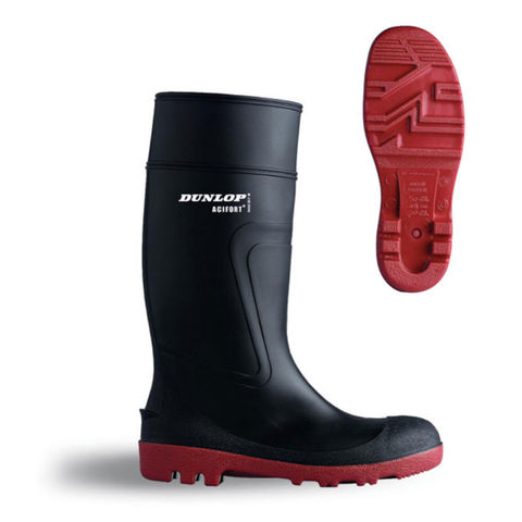 Dunlop Acifort Warwick Black Full Safety Steel Toe Cap Wellington Boots Wellies