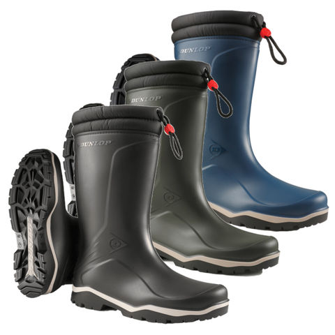 Dunlop Blizzard Fur Fleece Lined Winter Warm Thermal Wellington Boots Wellies