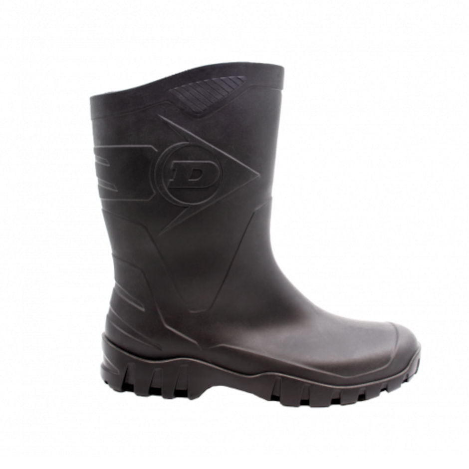 Dunlop Dee Calf Short Half Length PVC Rubber Wellington Boots