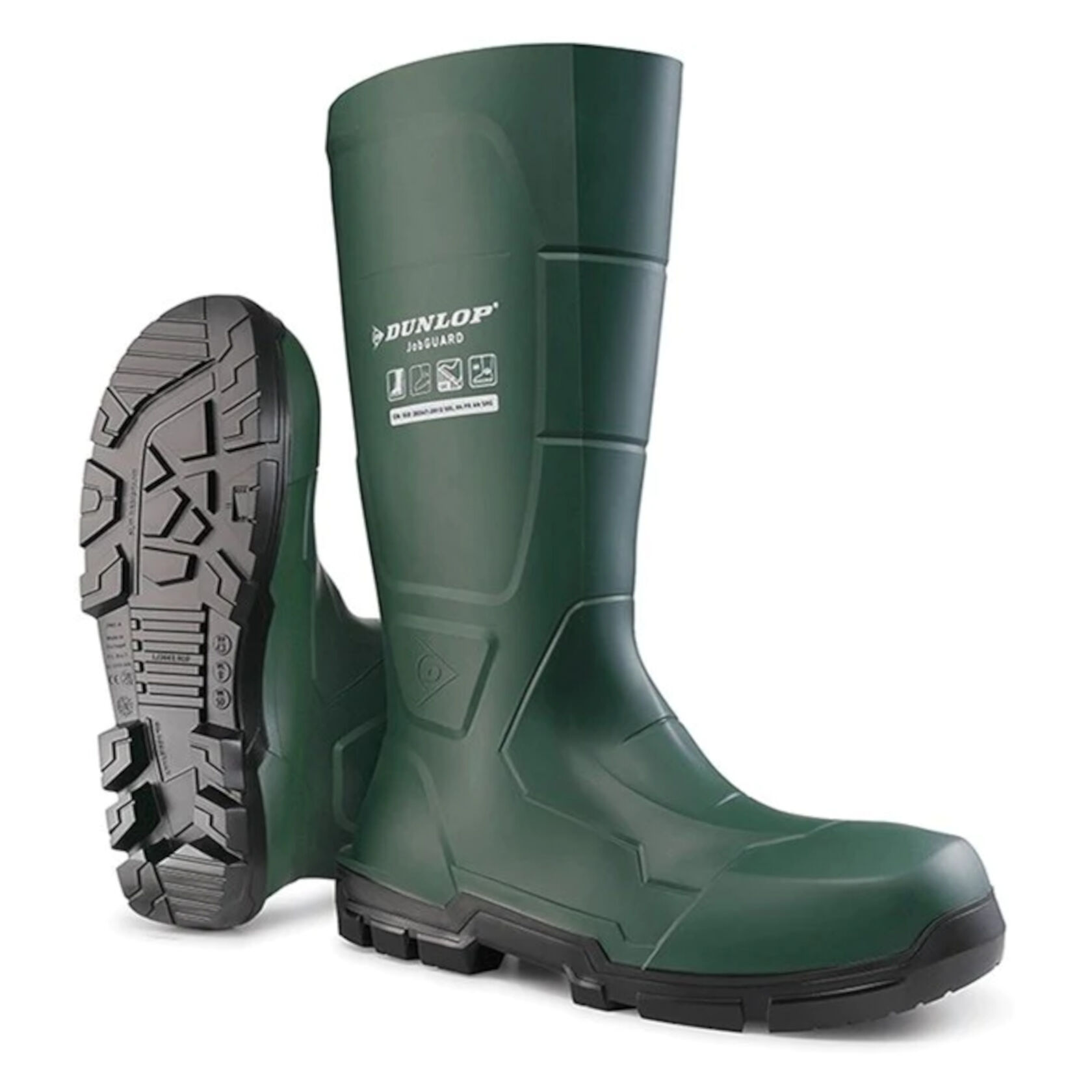 Dunlop Jobguard NA0KL01 Green Acifort Non Safety Wellington Boots