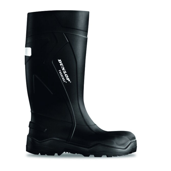 Dunlop Purofort Professional Full Safety S5 Black Foamed Light Wellington Boots