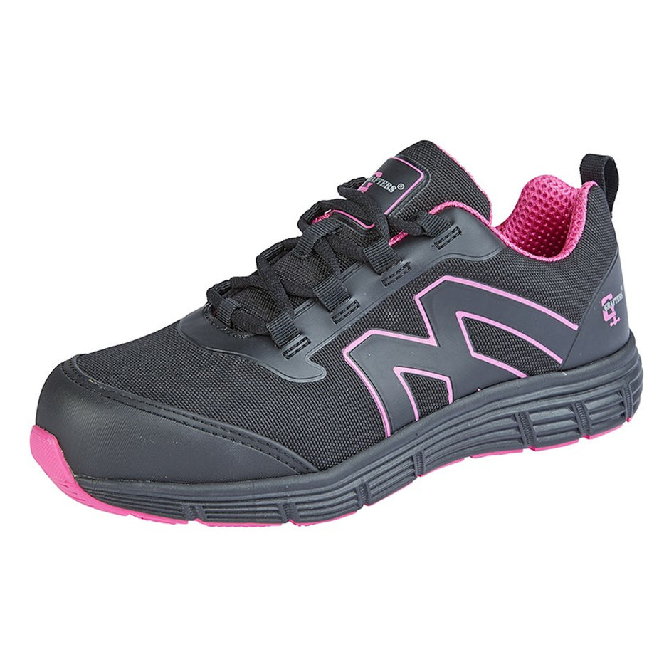 Pink safety clearance trainers