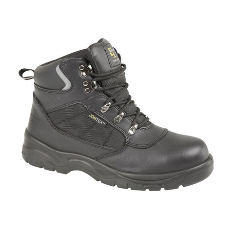 Grafters M161A Black Mens S3 SRC Waterproof Steel Toe Cap Hiker Style Safety Boots
