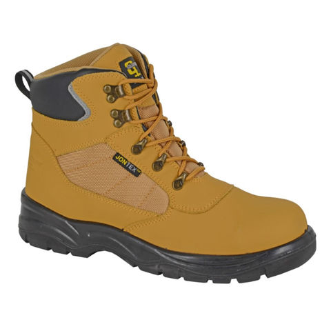 Grafters M161N Mens S3 SRC Honey 100% Waterproof Steel Toe Cap Safety Boots