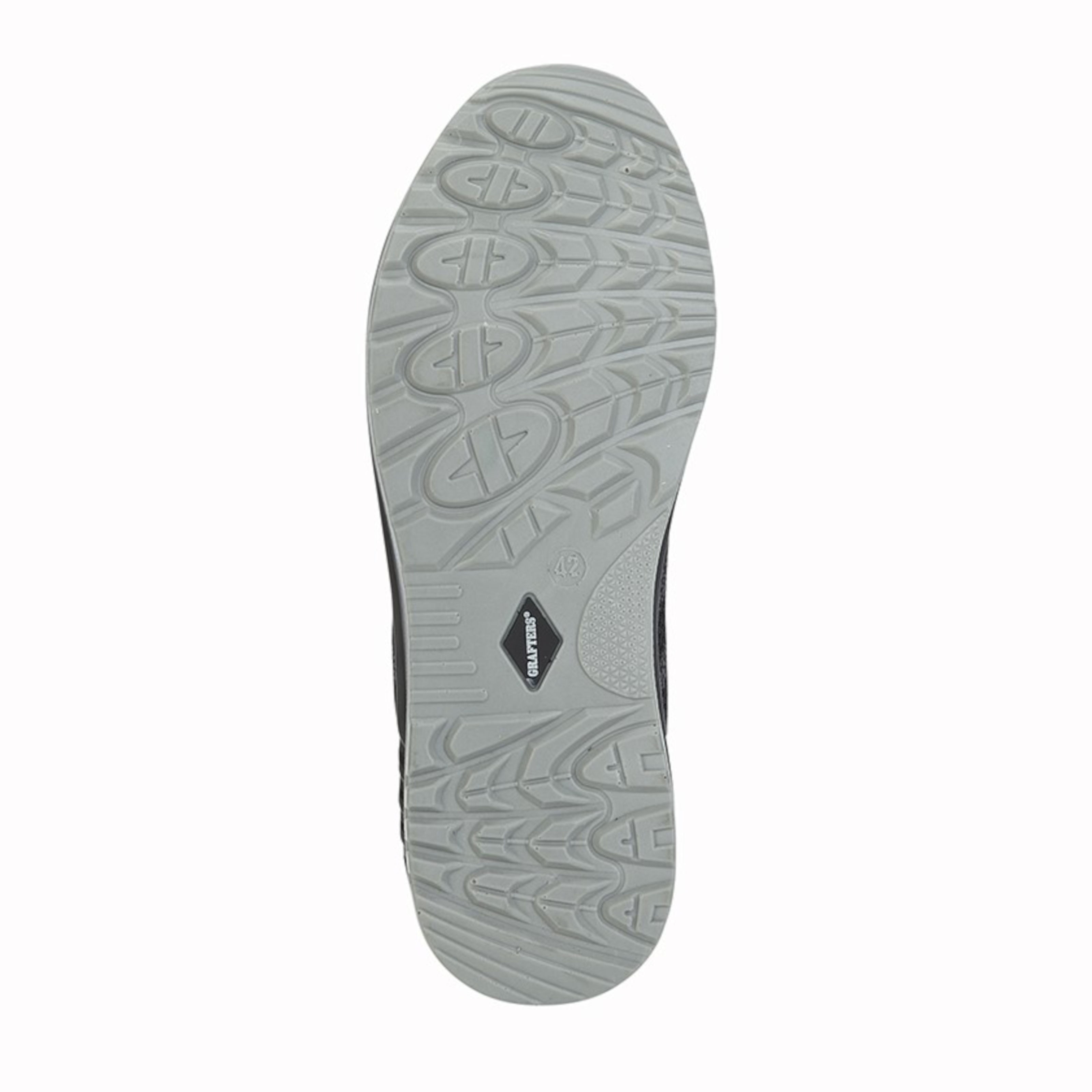 Grafters Black Steel Toe Cap Flyknit Sports Safety Trainers