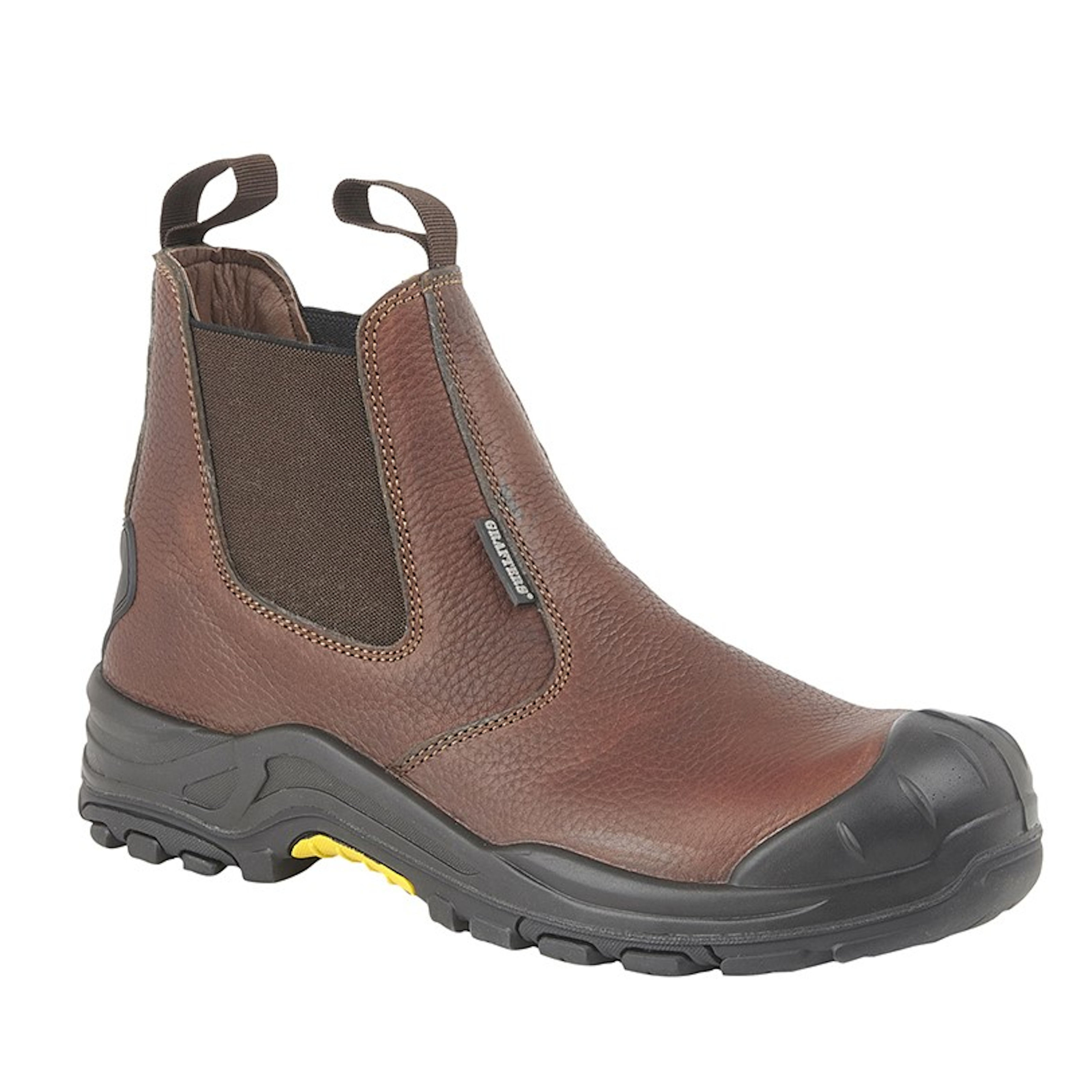 Safety Chelsea Dealer Leather Steel Toe Cap Work Men's Ankle Boots UK 5.5-10.5 