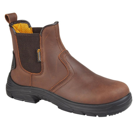 Grafters M9509B S3 SRC Wide Fit EEEE Steel Toe Cap Chelsea Dealer Safety Boots