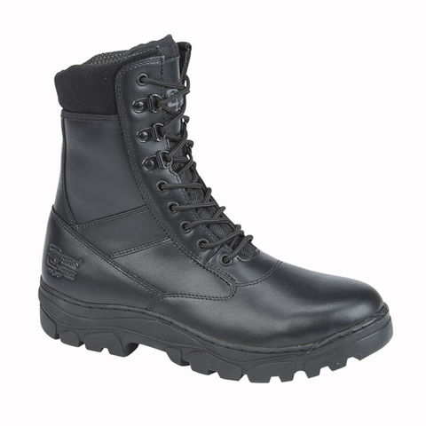 Grafters Maverick M324A Black Leather Thermal Lined Service Cadet Combat Boots