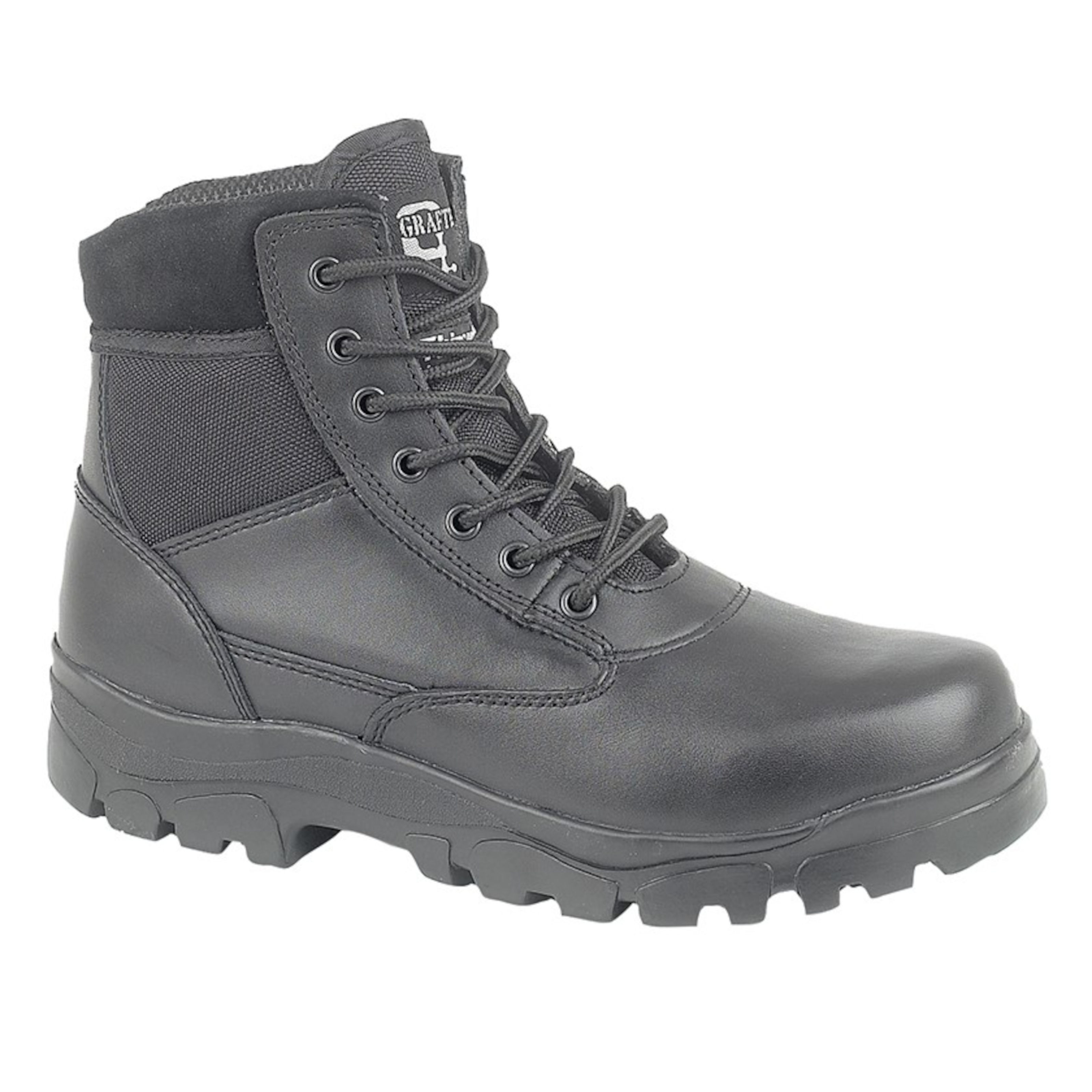 Grafters Sherman M870A Black Steel Midsole Uniform Cadet Combat Boots